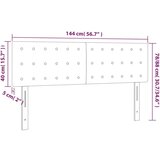  Uzglavlja 2 kom krem 72 x 5 x 78/88 cm od umjetne kože | shoptok.hr