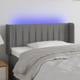 LED uzglavlje tamnosivo 103x16x78/88 cm od tkanine | shoptok.hr
