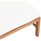  Tabure s krem jastukom od masivne tikovine | shoptok.hr