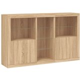  Komoda s LED svjetlima boja hrasta sonome 162 x 37 x 100 cm | shoptok.hr