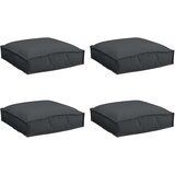  Jastuk 4 pcs Crna 40 x 40 x 8 cm Oxford tkanina | shoptok.hr