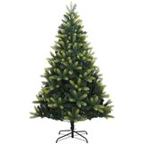 Umjetno savitljivo božićno drvce s 300 LED dioda Zelena 180 cm | shoptok.hr