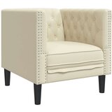  Fotelj chesterfield krem umetno usnje | Shoptok.si