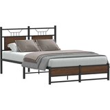 vidaXL Okvir kreveta bez madraca smeđa boja hrasta 120 x 200 cm drveni | shoptok.hr