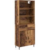  Highboard s ladicama Staro drvo 69,5 x 34 x 180 cm | shoptok.hr