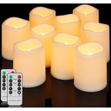 YUNSHENG 9x LED sveča z daljincem - 7,5 x 10 cm Cene