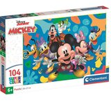 Clementoni Mickey Mouse i prijatelji 104-dijelna supercolor slagalica - | shoptok.hr