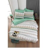 Mila Home Bela/zelena posteljnina za zakonsko posteljo/podaljšana z rjuho/4-delna 200x220 cm Ethnic – | Shoptok.si
