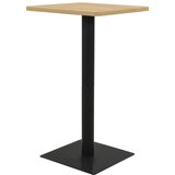 vidaXL Bistro miza barva hrasta 70x70x107 cm Cene