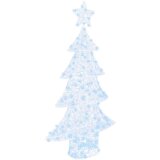 vidaXL Božično drevo med 160 LED Hladno bela 150 cm Akril | Shoptok.si