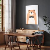  Slika - Teddy Bear in Bow Tie (1 Part) Vertical 80x120 Standard | shoptok.hr