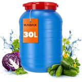 KADAX plastični sod 30L za vlaganje zelja in kumar za deževnico, certifikat, (5000355132) | Shoptok.si