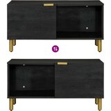 Stolić za kavu crni 80 x 50 x 40 cm od konstruiranog drva | shoptok.hr