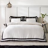 Catherine Lansfield Crno-bijela posteljina za krevet za jednu osobu 135x200 cm Mono Panel – | shoptok.hr