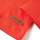  Dječja majica s dugim rukavima jarkonarančasta 104 | shoptok.hr