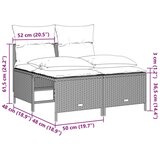  4-dijelni set vrtnih sofa s jastucima svijetlosivi poliratan | shoptok.hr