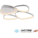 SCHÖNER WOHNEN 14038-16 - LED prigušiva stropna svetiljka PEBBLES LED/35,5W/230V bela | Eponuda.com