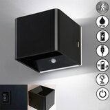 Fischer & Honsel Črna LED stenska svetilka Magnetics – | Shoptok.si