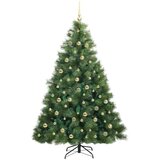 vidaXL Umjetno božićno drvce s stalakom Zelena 210 cm PE i PVC | shoptok.hr