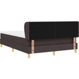 Box Spring Krevet s Madracem - Tamno smeđa 160x200 cm Tkanina | shoptok.hr