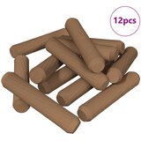  Drveni klinovi 12 pcs Smeđa Ø 8 x 35 mm Masivno drvo | shoptok.hr