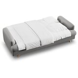 Micadoni Siva sklopiva/s prostorom za odlaganje sofa 233 cm Naomi – | shoptok.hr