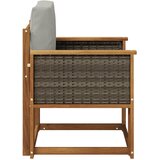  Srednja sofa za van Čvrsto drvo akacije Prirodna | shoptok.hr
