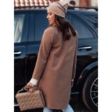DStreet Płaszcz damski oversize MODELOVA długi kamelowy | Shoptok.si