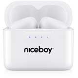 Niceboy podsie 4 - bežične slušalice IP54 bele | Eponuda.com
