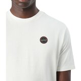 Napapijri S Badge T-Shirt White Heron Bijela | shoptok.hr