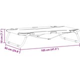  Krevet za psa Svijetlo siva 105 x 65 x 18 cm Čelik | shoptok.hr