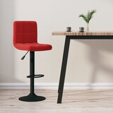 Furnova Barski stolček vinsko rdeč žamet, (21948831) | Shoptok.si