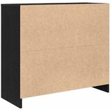  Komoda crni hrast 85x34x76 cm konstruirano drvo | Eponuda.com