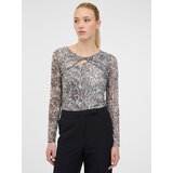 Orsay Black Women's Patterned Long Sleeve T-Shirt - Women's | Shoptok.si