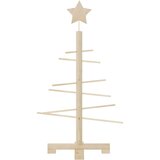  Drveno ukrasno božićno drvce 75 cm od masivne borovine | shoptok.hr