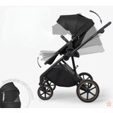 Kikka Boo thea kolica za bebe i-prime i-size 3u1 sa tvrdom korpom black | Eponuda.com