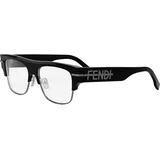 graphy Black Square Eyeglasses ONE SIZE (53) Črna/Kristalna
