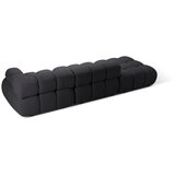 Micadoni Antracitno siva sedežna garnitura iz tkanine bouclé 282 cm Bellis – Home | Shoptok.si