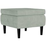 Furnova Stolček z lesenimi nogami svetlo siv žamet, (21954099) | Shoptok.si