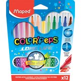 Maped fiber svinčniki COLOR, PEPS, kartonska škatla 12, (21655503) | Shoptok.si