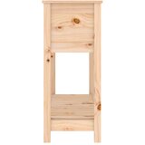  Sadilica s policom 111,5x34,5x81 cm od masivne borovine | shoptok.hr