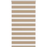 vidaXL Zebra senčilo peščeno rjava 70x150 cm tkanina širina 65,9 cm | Shoptok.si