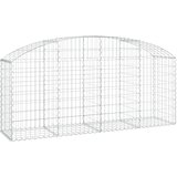  Gabionska košara s lukom 200x50x80/100 cm pocinčano željezo | shoptok.hr