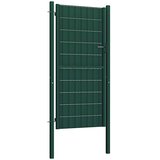  Vrata za ogradu PVC i čelik 100x204 cm Zelena | shoptok.hr