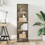 vidaXL Knjižna omara sonoma hrast 40x35x139 cm iverna plošča | Shoptok.si