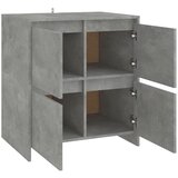  Komoda siva boja betona 70x41x75 cm od konstruiranog drva | shoptok.hr
