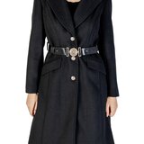 Guess Plašči NEW PATRICE BELTED COAT W5BL25 W2672 Črna | Shoptok.si