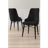 Hanah home set stolica Neta, 46x95x42 cm, 6 dijelova, crna | Eponuda.ba