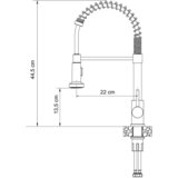 Quadron slavina SALMA NEW krom, (52137CR) | shoptok.hr