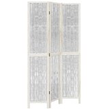 Maison Chic Paravan - Sobne pregrade 3-delni bel trden les pavlovnije, (22111599) | Shoptok.si